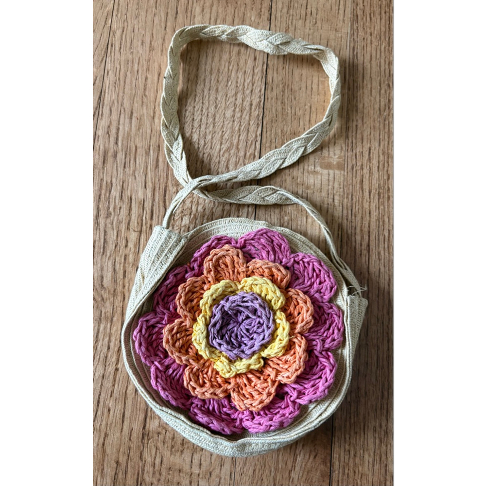 Koala Kids Colorful Floral Woven Purse